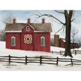 thumbnail image 3 of Jacobs, Billy 18x15 Black Modern Framed Museum Art Print Titled - Lovers Knot Quilt Block Barn, 3 of 5
