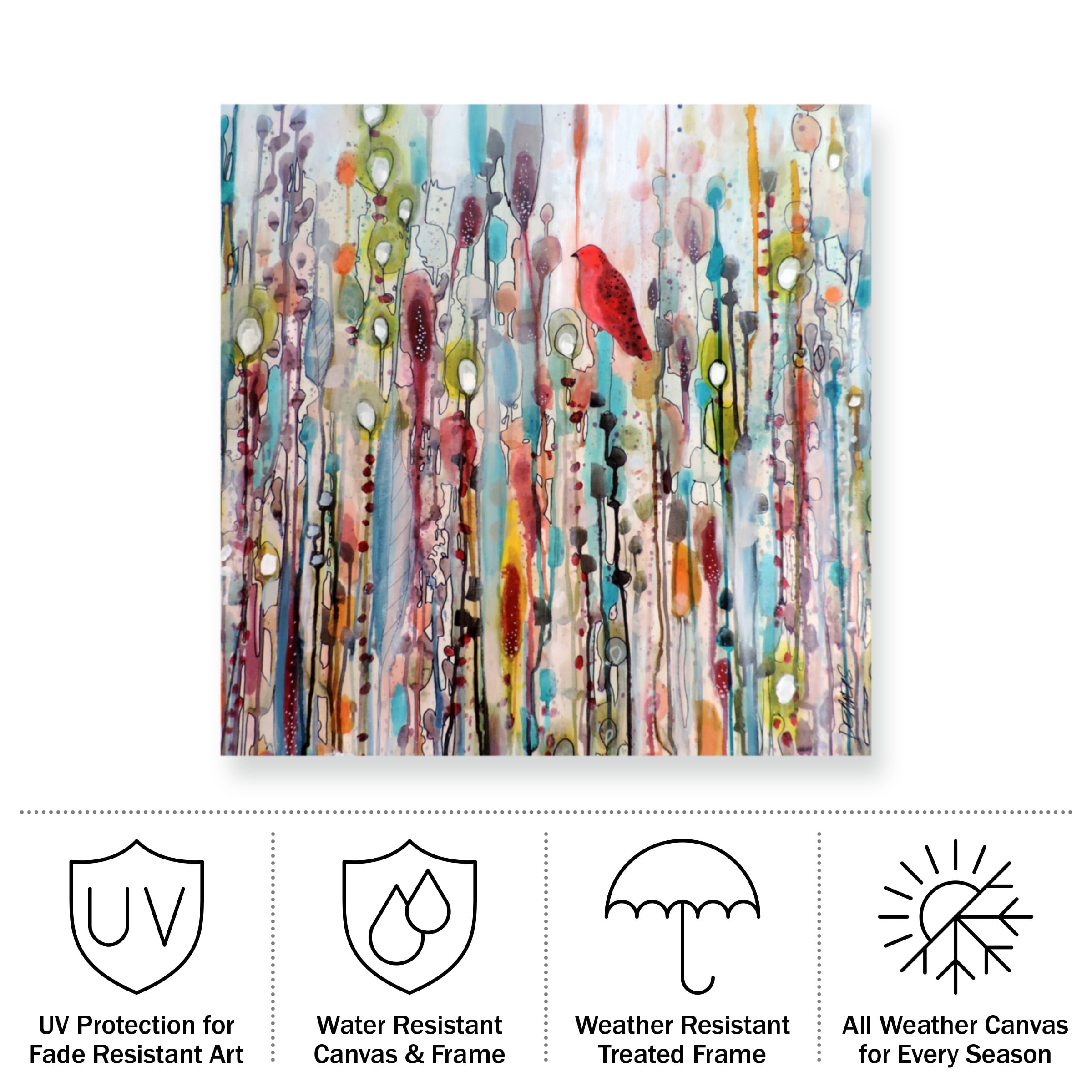 Sylvie Demers 'La Vie Comme Un Passage' Outdoor All-Weather Wall Decor