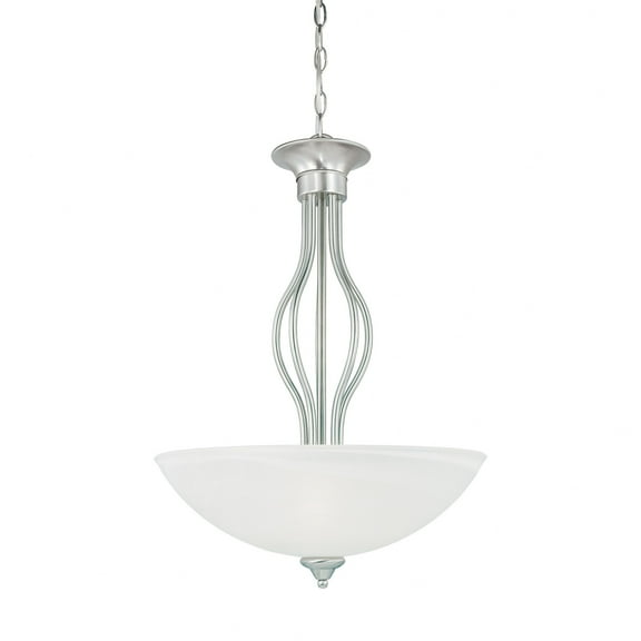 Thomas Lighting SL823678 Tahoe 3-Light Pendant in Brushed Nickel