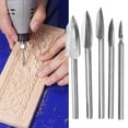 thumbnail image 3 of Carving 5PCS/Set Wood Engraving Tool Milling Cutter Root Carving Tools for DIY Woodworking, 3 of 7