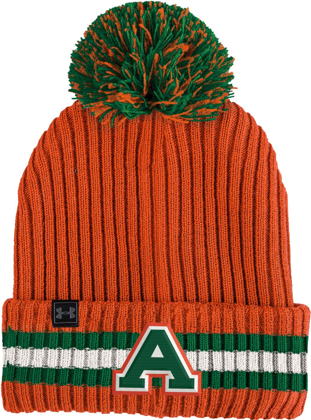 under armour orange beanie