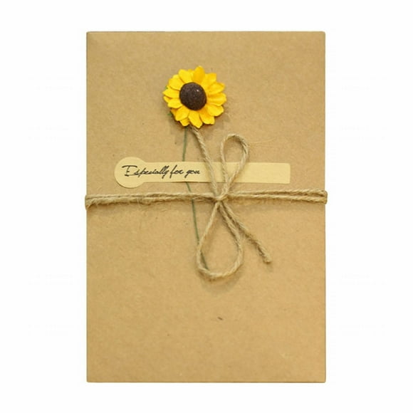 Dried Flower Greeting Cards - Suitable for Mother's Day, Valentine's Day, Birthday, Wedding, and More