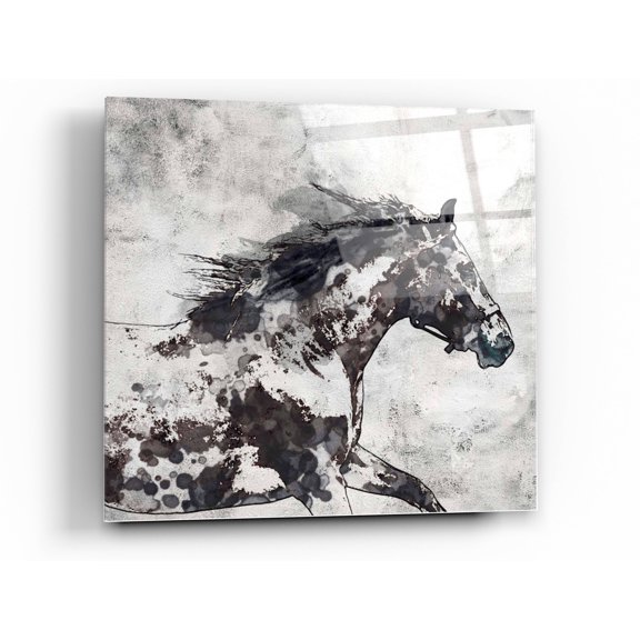 Epic Art 'Bay Horse 4' by Irena Orlov, Acrylic Glass Wall Art, 24"x24"