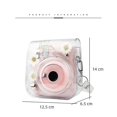 thumbnail image 4 of Protective Daisy Clear Camera Case Compatible With Fujifilm Instax Mini 11/8/9 With Adjustable Shoulder Strap, 4 of 4