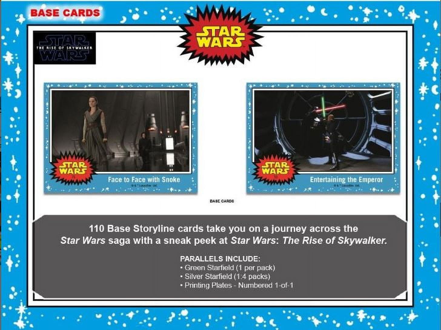 2019 Topps Star Wars The Rise of Skywalker Checklist, Series 1 Box