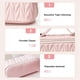 thumbnail image 5 of Leather Travel Makeup Bag Large Capacity Toiletry Bag,White, 5 of 5