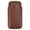 Brown, variant on Portable Leather Cigarette Case for 3 Cigars - Premium Travel Storage Box for Men (Black)