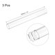 thumbnail image 2 of Plástico Tubería Rígido Policarbonato Redondo Tubo Transparente 0.86"(22mm) ID 1"(25mm) OD 14" (350mm) Alto Impacto para Iluminación, Maquetas, Agua Plomería, Paquete de 3, 2 of 7