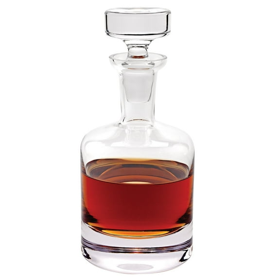 Premium European Mouth Blown Crystal Hand Cut and Crafted Decanter for Party - Como Decanter, 28oz, 10.5 Inches