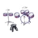 thumbnail image 5 of NITHDLERS Jazz Drum Kit Instrumento de música de percusión Aprendizaje temprano Música Música de juguete Cymbal y batería para niños de jardín de, 5 of 10