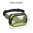 thumbnail image 4 of Honeii golf ball perched on a tee Print Square Double Layer Waist Bag,Waist Belt Bag Fashion Fanny Women and Men,For Travel Running Hiking Walking, 4 of 9