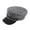 A-Grey422, variant on Yuanlong Womens Flat Top Hat Leopard Print Classic Peaked Cadet Cap Casual Retro Fall Winter Stylish Street Party Headwear