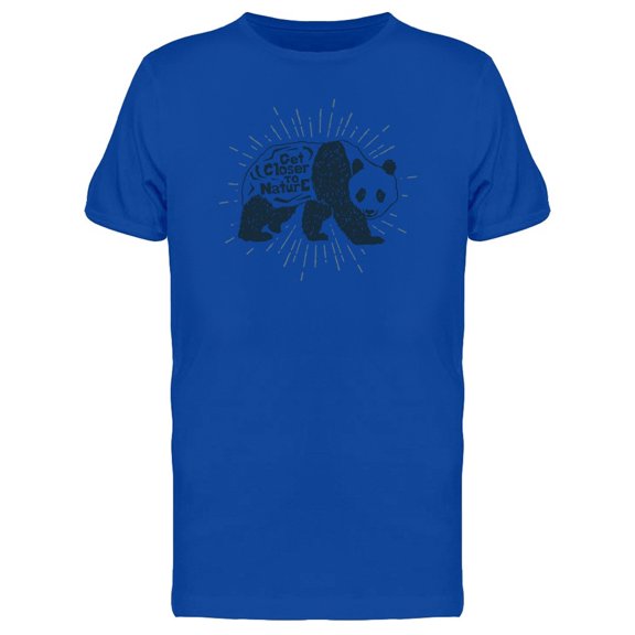 Panda Get Closer To Nature Tee Men's -Image by Shutterstock