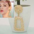 thumbnail image 2 of HUISHI Earrings Metal Women Earrings New Elegant Big Vintage Drop Earrings Gold Silver Color Geometric Statement Drop Earring yaoshenbao LED, 2 of 2