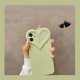 thumbnail image 3 of 3D Love Heart Cute Phone Case For iPhone 14 11 12 13 15 Pro Max X XR XS 7 8 Plus Candy Color Solid Soft Silicone Tpu Back Cover, 3 of 5