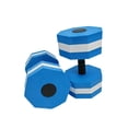 thumbnail image 1 of 2 piezas de ejercicio de la piscina pesas de agua pesas de deportes acuáticos ligeros con mango de suministros de equipos aeróbicos de agua para, 1 of 8