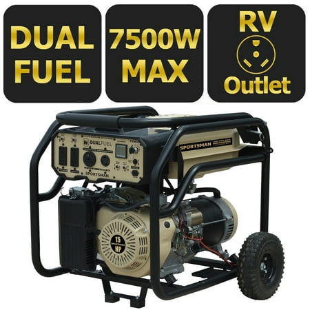 Sportsman Sandstorm 7500 Watt Dual Fuel Generator (Best Rated 7500 Watt Generator)