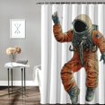 BCIIG Astronaut Basketball Space Bathroom Decor Set with Hooks