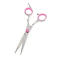 thumbnail image 5 of Upgrade Straight Scissors for Long Short Thick Hard Soft Hair for Men Women with Pink Gasket Ring, 5 of 6