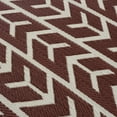 thumbnail image 6 of Playa Rug Reversible Indoor/Outdoor 100% Recycled Plastic Floor Mat/Rug - Weather, Water, Stain, Fade and UV Resistant - Amsterdam- Brown & Creme (6'x9'), 6 of 6