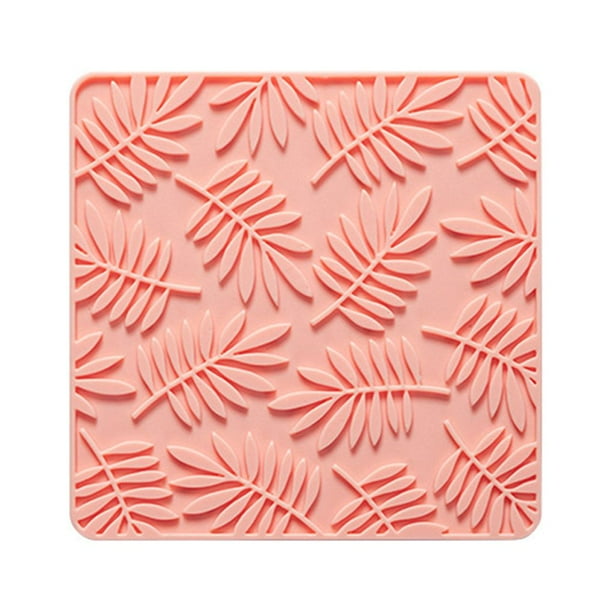 Injueey Posavasos para tazas, alfombrilla de , lavable, para el hogar, vajilla, mantel rosa Type3 NO3