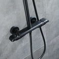 thumbnail image 5 of Exposed Shower System with Brass Thermostatic Shower Valve, Wall Mounted Shower Faucet Set with Height Adjustable Rain Shower Head and Handheld, 5 of 8