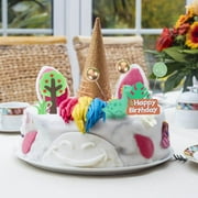 OULII 33Pcs Jungle Animal Cake Picks Multicolor Decorative Cake Accessories