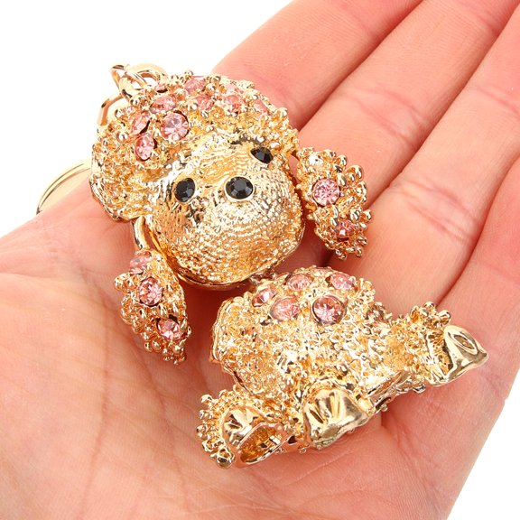 SEWCHICS Backpack Keychains Keychain Dogs Multi Rhinestone 1Set Outdoor Activities
