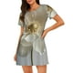 thumbnail image 1 of Disketp Elegant Ivory Flower para Camisón Corto de Manga Corta para Mujeres, Camisón Cómodo con Escote Redondo, Bonito y Confortable, 1 of 6