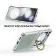 thumbnail image 3 of Compatible with Samsung Galaxy Flip 5 Case with Hinge Protection, Build-in Kickstand Ring Holder Anti-Scratches Hard PC Protective Shockproof Case for Samsung Galaxy Z Flip 5 - Clear, 3 of 7