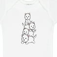 thumbnail image 4 of Inktastic Kawaii Westie Stack Boys or Girls Baby Bodysuit, 4 of 5