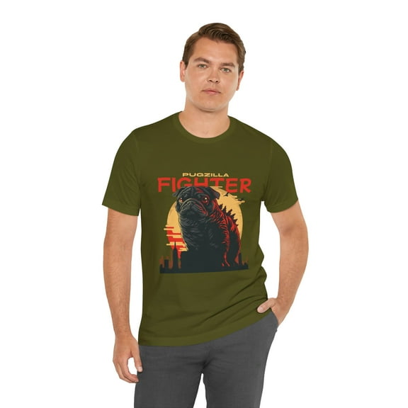 Pugzilla Fighter Unisex Jersey Short Sleeve Bella Canvas T-shirt