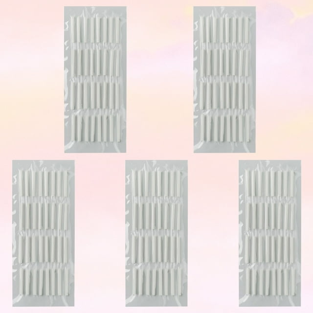 MOKKHNB 160Pcs White Cotton Eyelash Rods Small Design For Durable Safe Home Use And Store Use