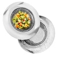 thumbnail image 3 of Product Class Strainers - Kitchen Strainer Food Catcher for Drain Stainless Steel 2 Pack for Kitchen 2PCS, 3 of 7