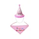 thumbnail image 1 of Conjunto de gorro de cumpleaños para bufanda para mascotas, bufanda para gorro de fiesta para perros, regalo de cumpleaños ideal para mascotas (1 pieza, rosa), 1 of 5