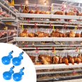 thumbnail image 3 of Pieza, bebedero para pollos, bebedero automático para pollos, bebedero automático para aves de corral, bebedero de plástico azul, herramienta para dar de beber a las aves de corral, adecuado para, 3 of 5