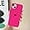 Hot Pink, variant on Cheeroll Shock Resistant Silicone Slim Cell Phone Case for Apple iPhone 15 Plus, Pink