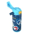 thumbnail image 3 of Zak Designs 20oz Sonic Stainless Steel Liberty Water Bottle with Push Button Lid, Lock, and Carry Handle, 3 of 7