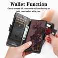 thumbnail image 2 of Case for Google Pixel 7 Cover Leather Wallet Folio Case Book Design Flip Magnetic Closure - Black, 2 of 5