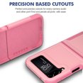 thumbnail image 6 of NIFFPD Galaxy Z Flip 4 5G Case, Samsung Z Flip 4 5G Case, Shockproof Drop protection Cover Phone Case for Samsung Galaxy Z Flip 4 5G Pink, 6 of 7