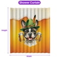 thumbnail image 5 of Best French Bulldog Dad Proud Beer Lover Happy Oktoberfest Shower Curtain Dog Lover Gifts Waterproof Bathroom Bathtub Curtain - 02016, 5 of 5