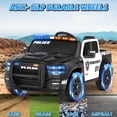 thumbnail image 4 of QUIKRA Licensed Ram 2500 24 Volt Ride on Toys for Big Kids, 2 Seater Electric Car for Kids with Remote Control, Bed Storage, Megaphone,4.3 Mph Max Speed, 4 of 10