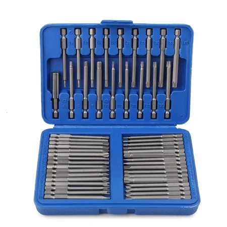 

50pcs Extended Screw Set Batch Chew Screw Kit Set U-shaped Criss Cross Straight Plum Drivers Tip