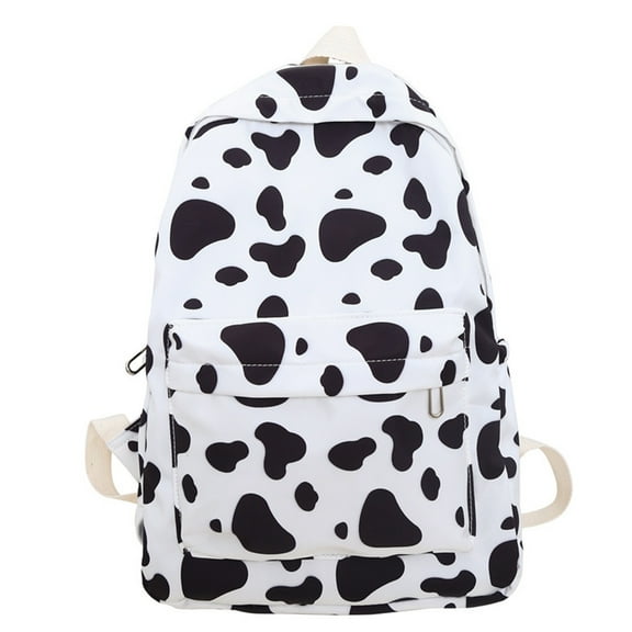 TACILIP Home Gifts, Cute Cow Print Backpack Fashionable And Versatile Large Capacity Backpack Small And Fresh Student Backpack Casual Backpack, School Supplies, 1PC