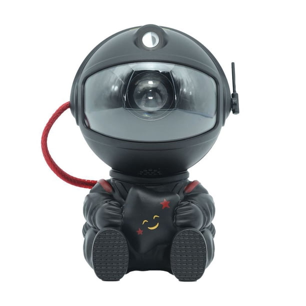 Matsuzay Proyector de cielo estrellado, portátil, encantador, recargable, LED, ángulo ajustable, dormitorio, luz nocturna, equipo de máquina de Electrónica Estrella negra