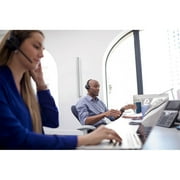 Savi W8220 Wireless Bluetooth/DECT 6.0 32mm Stereo Headset - Over-the-head - Supra-aural - Black
