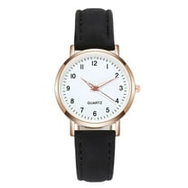 Leather Quartz Band Women's Watch Watch Wrist Casual Analog Women's Watch Light up Watch plus Size Watches for Larger Wrists Women Men Straps Talking Watch for Seniors Women S Watches Inexpensive