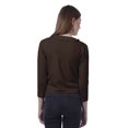 thumbnail image 4 of Moomaya Cardigan d'Été Décontracté en Coton à Manches 3/4 pour Femmes, 4 of 7