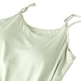 thumbnail image 3 of Women's Adjustable Spaghetti Strap Cami Slip Mini Dress, Chemise Basic Slip Under Dress Nightgown V Neck Nightwear Ladies Nightgown Mint Green L, 3 of 4
