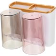 thumbnail image 2 of Miangastore Wall-mounted Toiletries Organizer Storage Rack Toothbrush Toothpaste Holder Shelf, 2 of 8